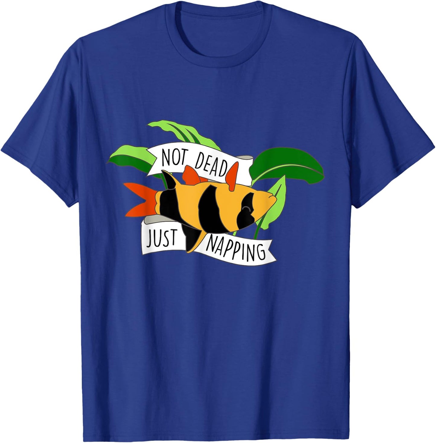 Funny Clown Loach Freshwater Aquarium T-Shirt - T-Shirt | Royal