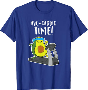 Avocardio Avocado Fitness Exercise Avocado T-Shirt - T-Shirt | Royal