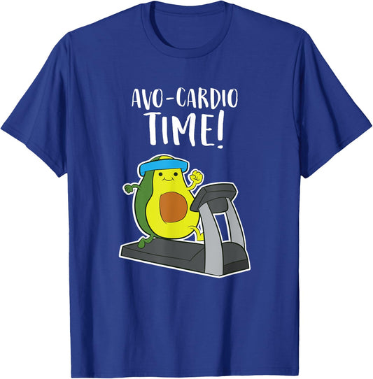 Avocardio Avocado Fitness Exercise Avocado T-Shirt - T-Shirt | Royal