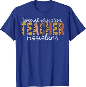 Special Education Teacher Assistant - SPED Teacher Aide T-Shirt - T-Shirt | Royal