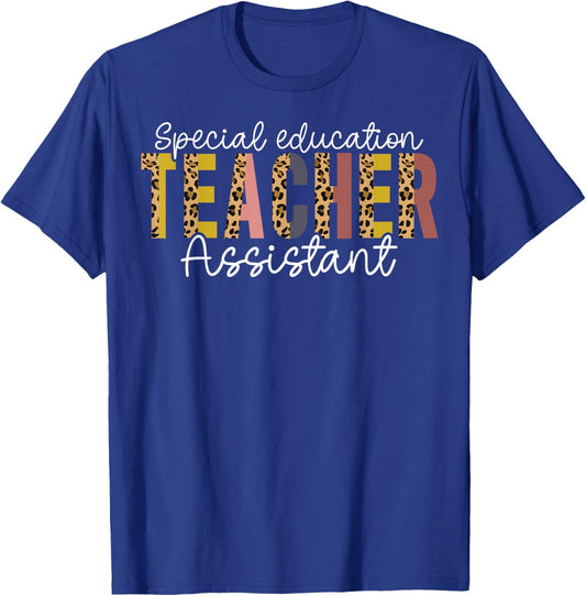 Special Education Teacher Assistant - SPED Teacher Aide T-Shirt - T-Shirt | Royal