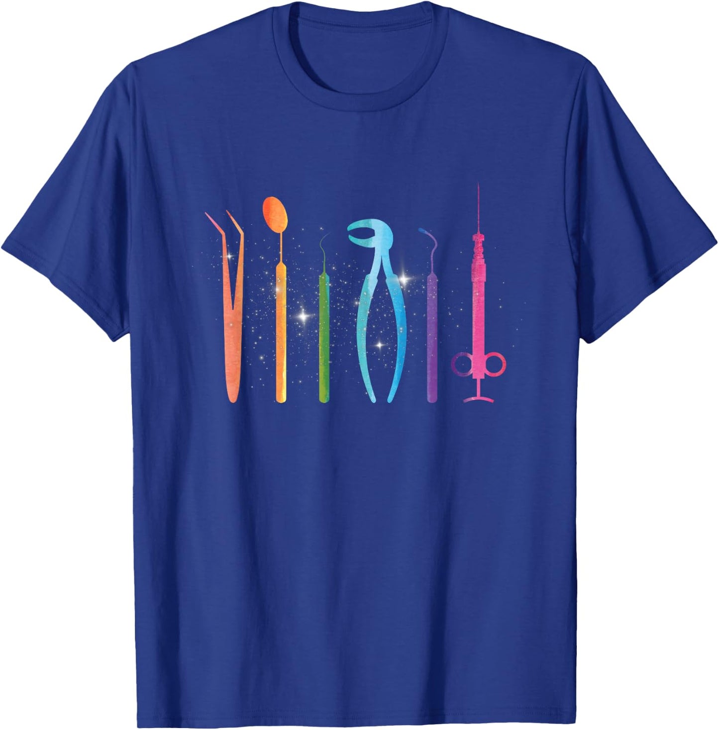 Dentist Accessories Doctor Dental Assistant Dental Dentist Tooth T-Shirt - T-Shirt | Royal