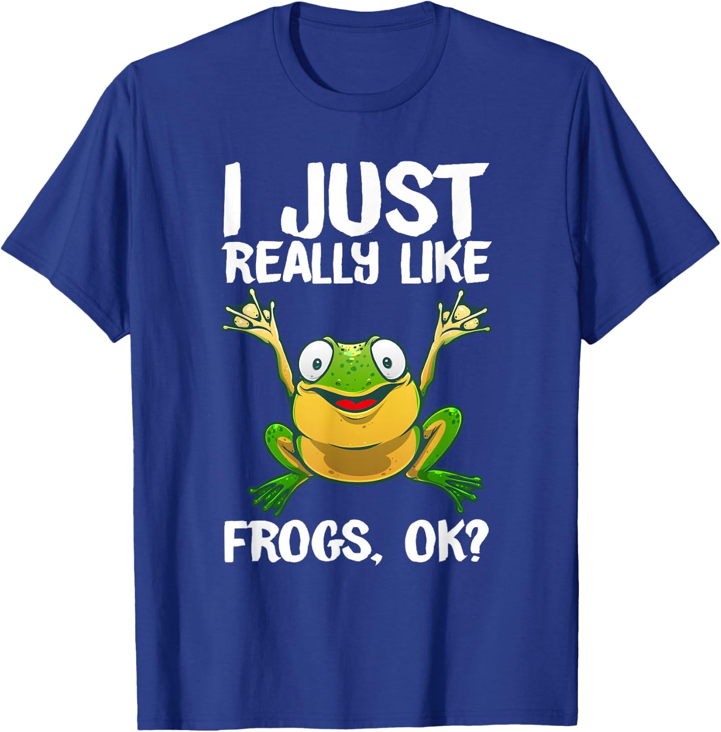 Funny Frog Gift Kids Men Women Cool Tadpole Frog Lover Small T-Shirt - T-Shirt | Royal