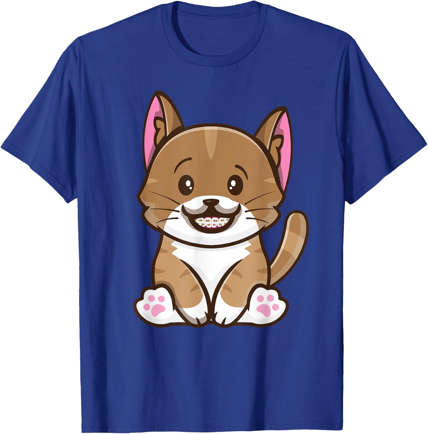 Orthodontist Animal Braces Boys Girls Kids Getting Braces T-Shirt - T-Shirt | Royal