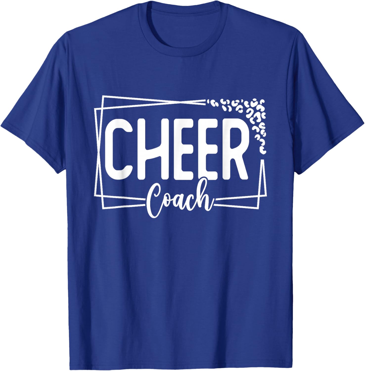 Cheer Coach Funny Design Cute Cheer Coach Cool Coaching T-Shirt - T-Shirt | Royal