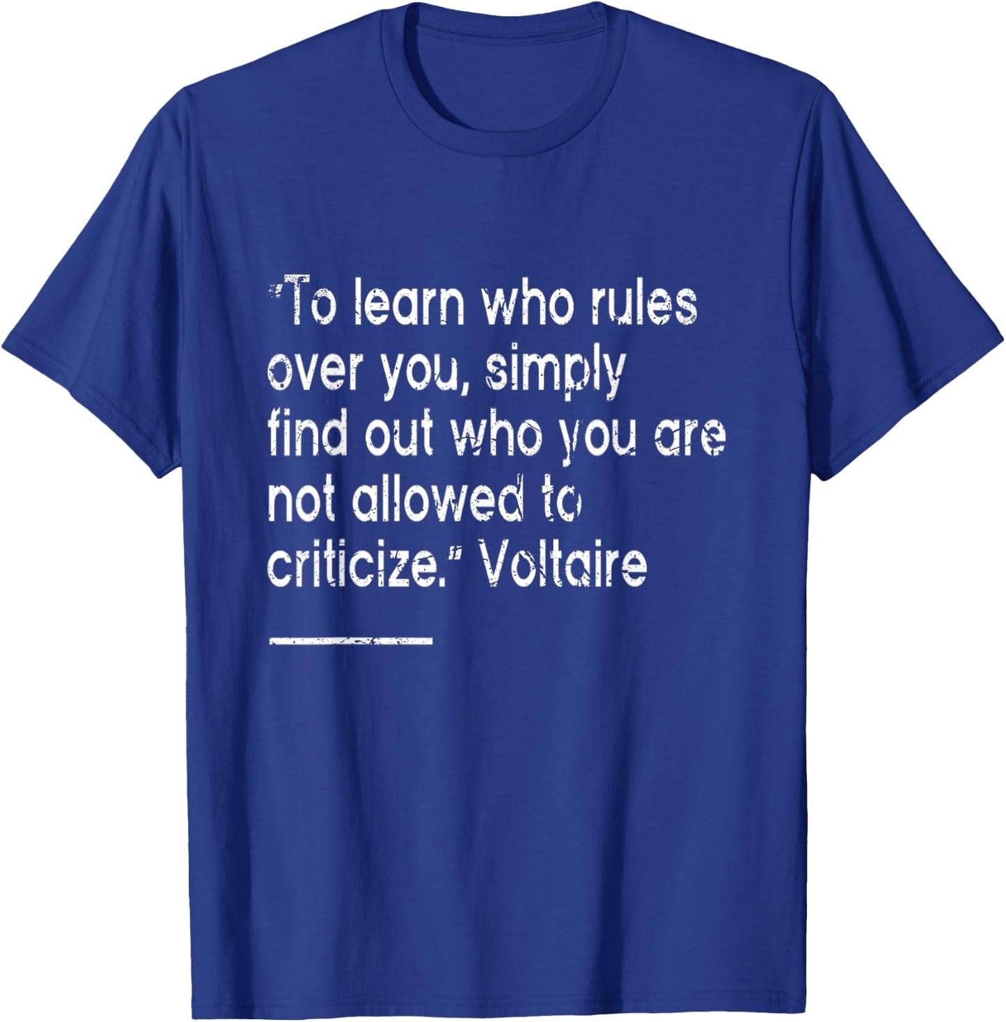 Funny Sarcastic & Political Quote Vintage T-Shirt - T-Shirt | Royal