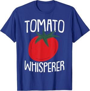 Tomato Whisperer Fathers Day Gardening Dad-dy Dada Gardener T-Shirt - T-Shirt | Royal
