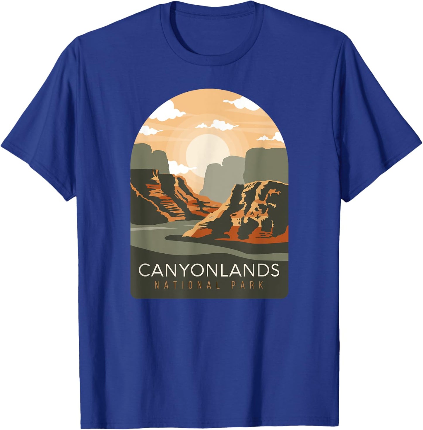 Canyonlands National Park Utah Zion Bryce Canyon Arches USA T-Shirt - T-Shirt | Royal
