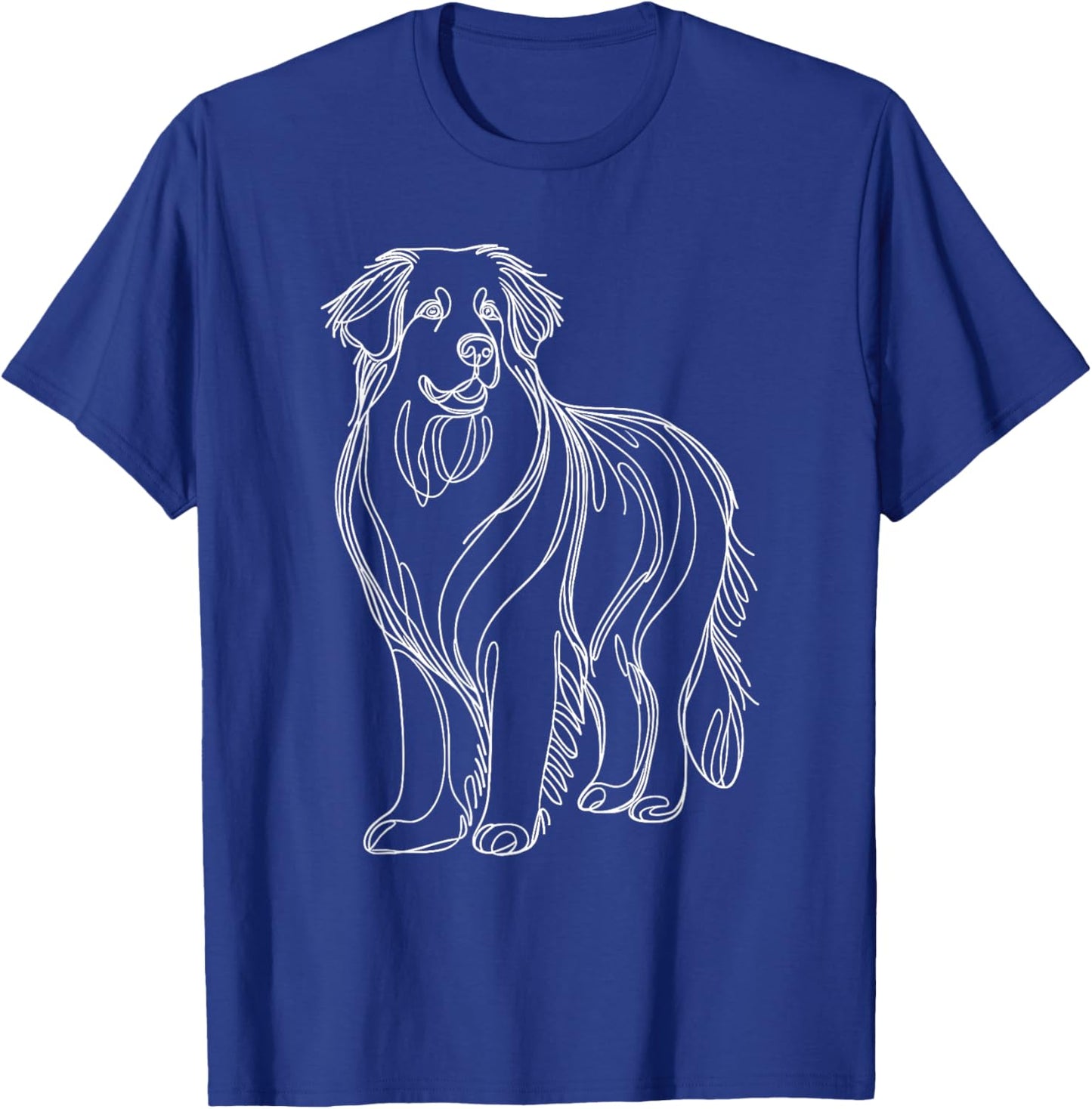 Line Art Hovawart Hovawarts T-Shirt - T-Shirt | Royal