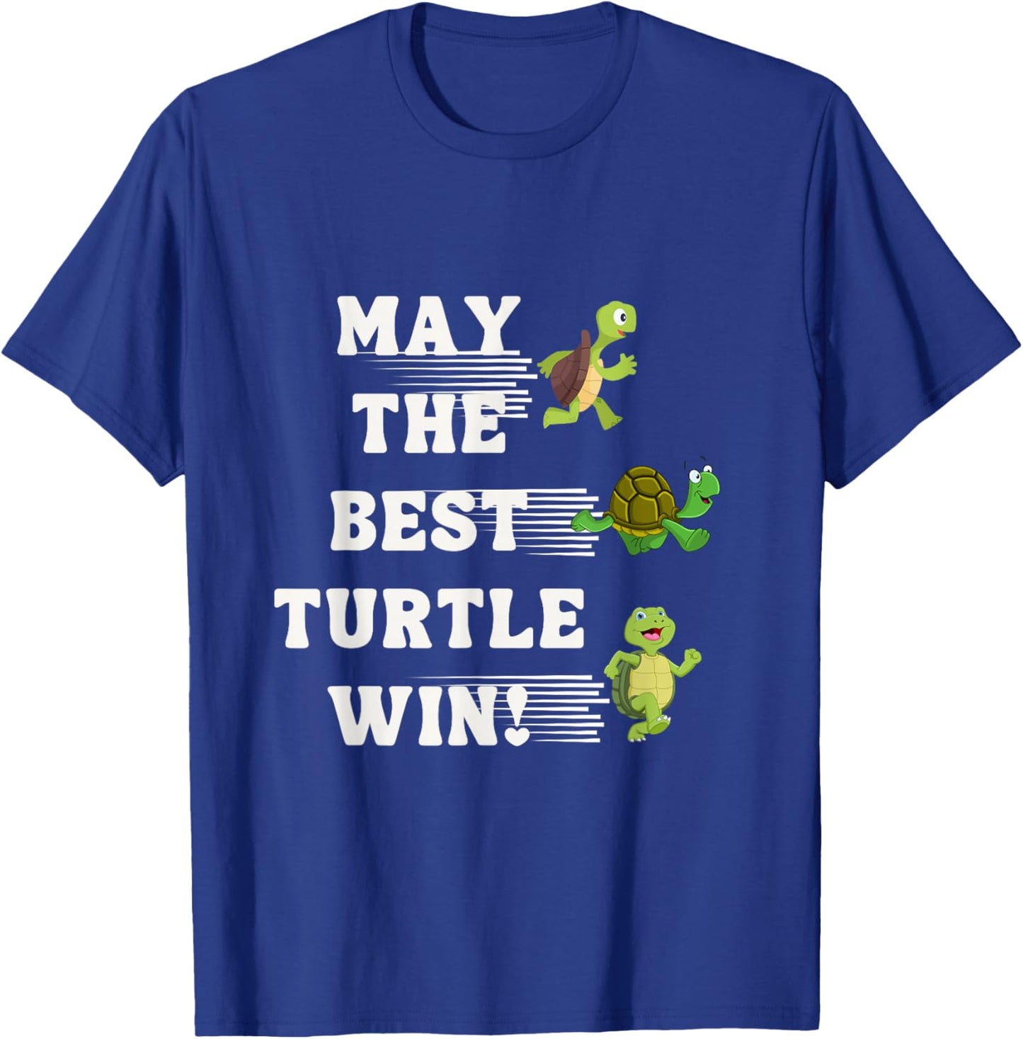 Turtle Racing Team Turtle Running Team funny Racing Turtle T-Shirt - T-Shirt | Royal