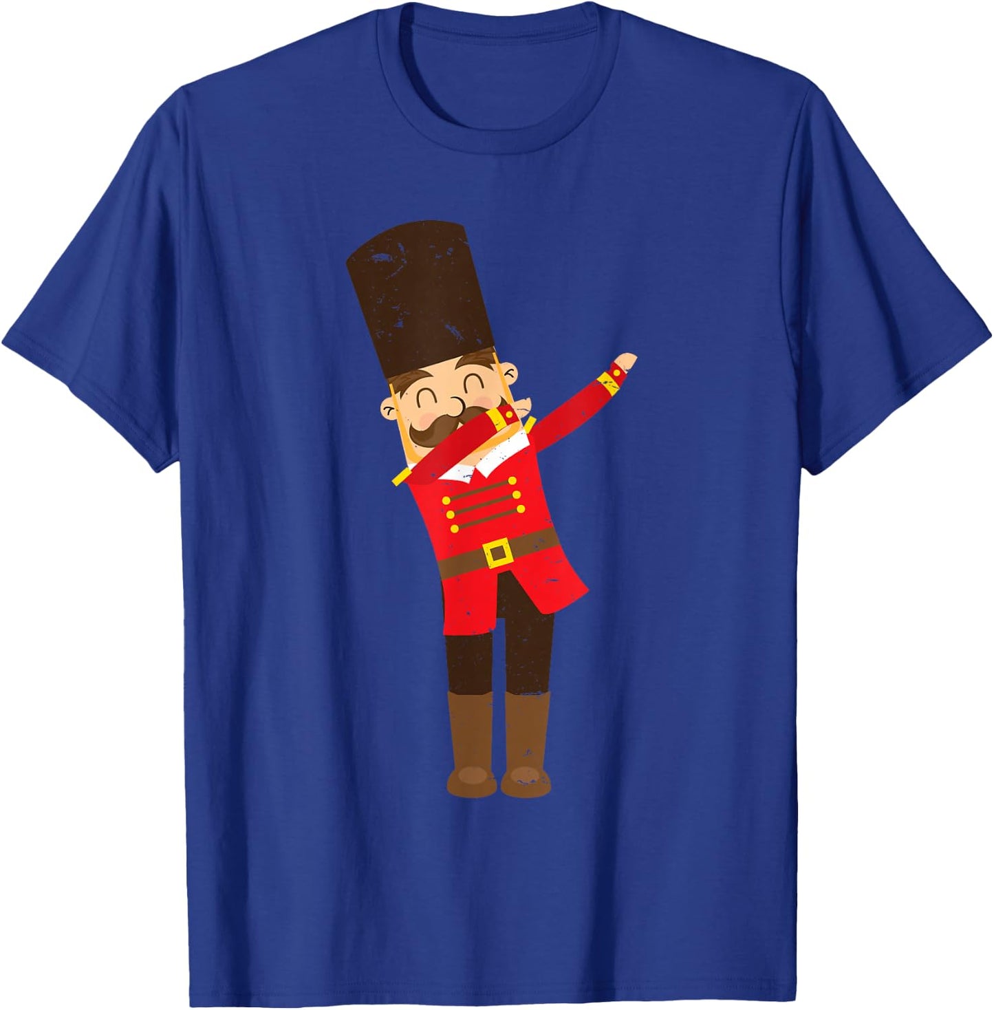 Dabbing Toy Soldier Nutcracker Christmas T-Shirt - T-Shirt | Royal