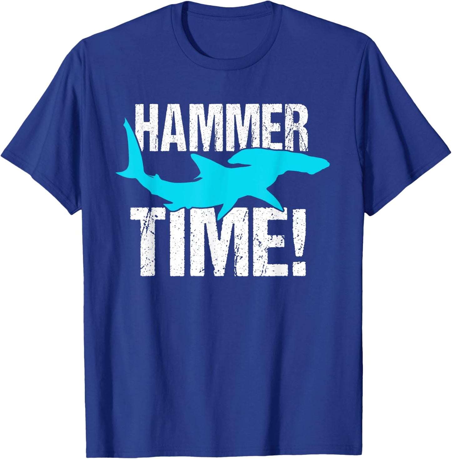 Funny hammer shark Gift divers T-Shirt - T-Shirt | Royal
