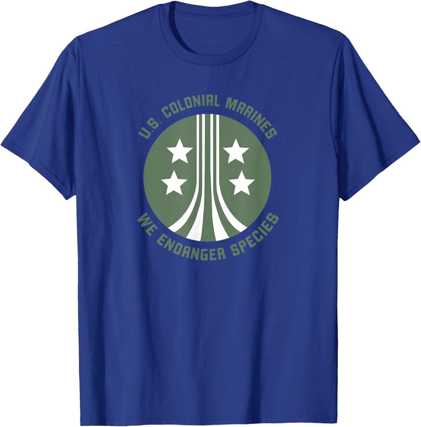 Aliens U.S. Colonial Marines We Endanger Species T-Shirt - T-Shirt | Royal