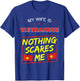My Wife Is Vietnamese Vietnam Heritage Roots Flag Pride T-Shirt - T-Shirt | Royal