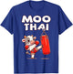 Moo Thai, Muay Thai Cow | Thai Boxing For Kids, Muay Thai T-Shirt - T-Shirt | Royal