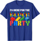 I'm Here For The Block Party Master Builder Squad Team Funny T-Shirt - T-Shirt | Royal