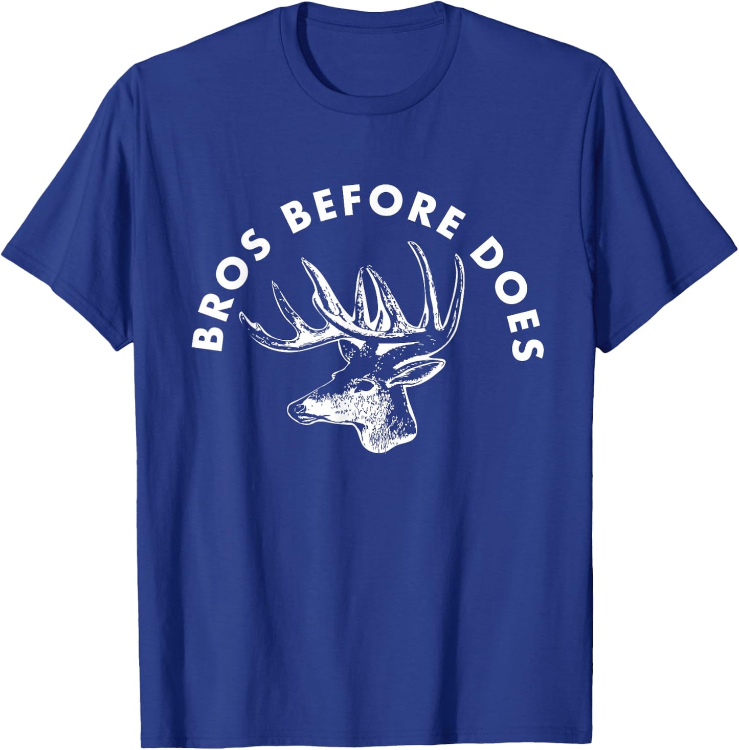 Funny Bachelor Party Hunting Trip Bros Before Does For Groom T-Shirt - T-Shirt | Royal