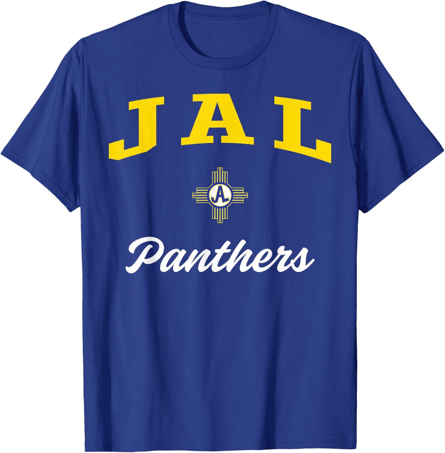 Jal High School Panthers T-Shirt - T-Shirt | Royal