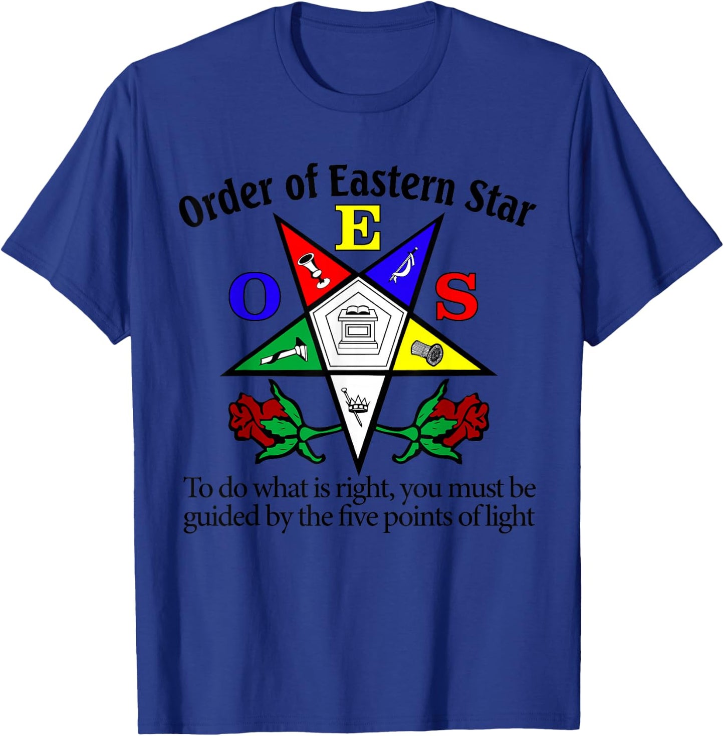 OES to Do What is Right The Eastern Star Parents' Christmas T-Shirt - T-Shirt | Royal