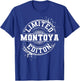 MONTOYA Funny Surname Family Tree Birthday Reunion Gift T-Shirt - T-Shirt | Royal