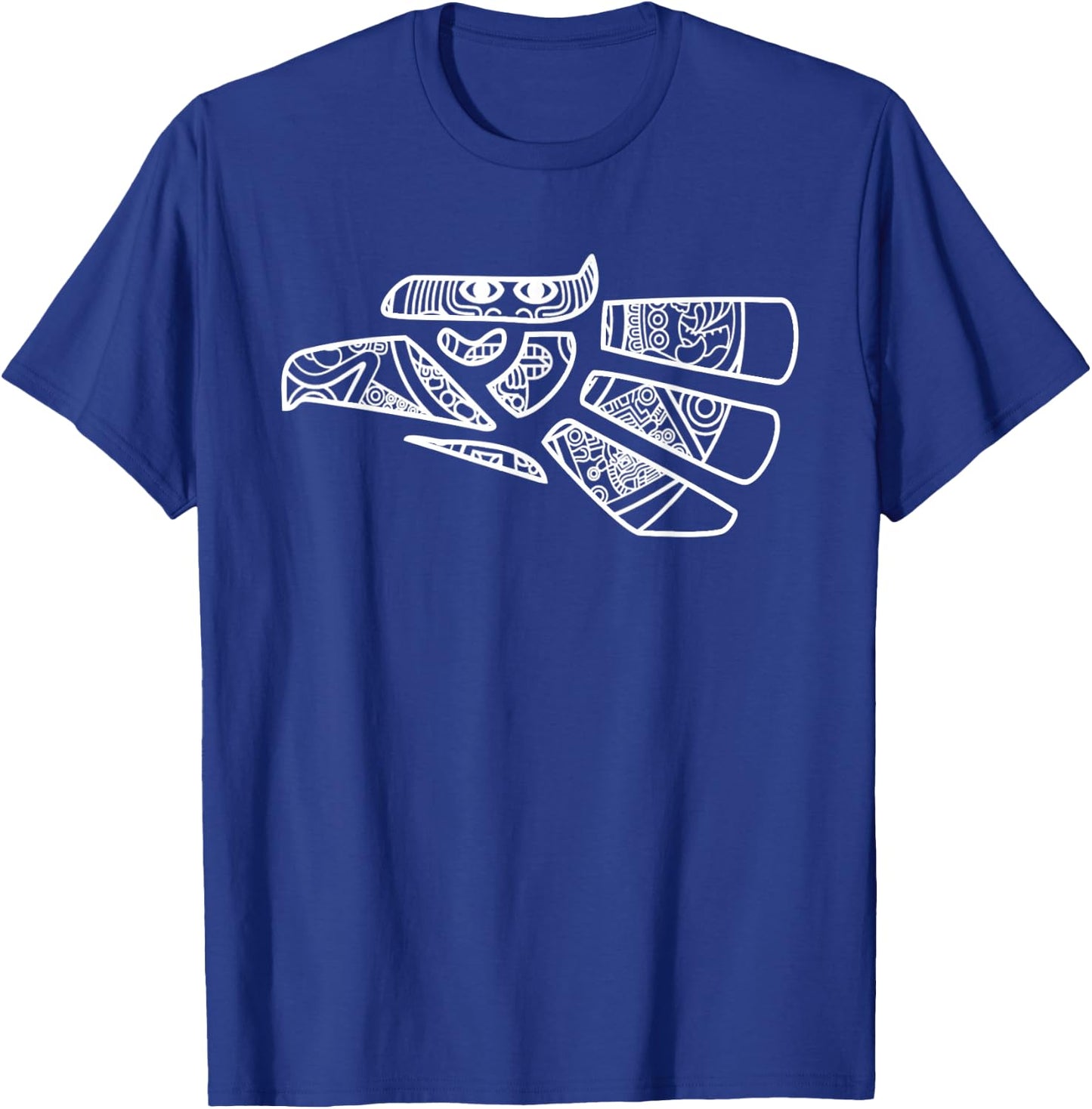 Hecho En Mexico Aztec Calendar Mexican Eagle T-Shirt - T-Shirt | Royal