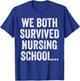 Funny Boyfriend Husband Nursing Student Nurse School Couple T-Shirt - T-Shirt | Royal