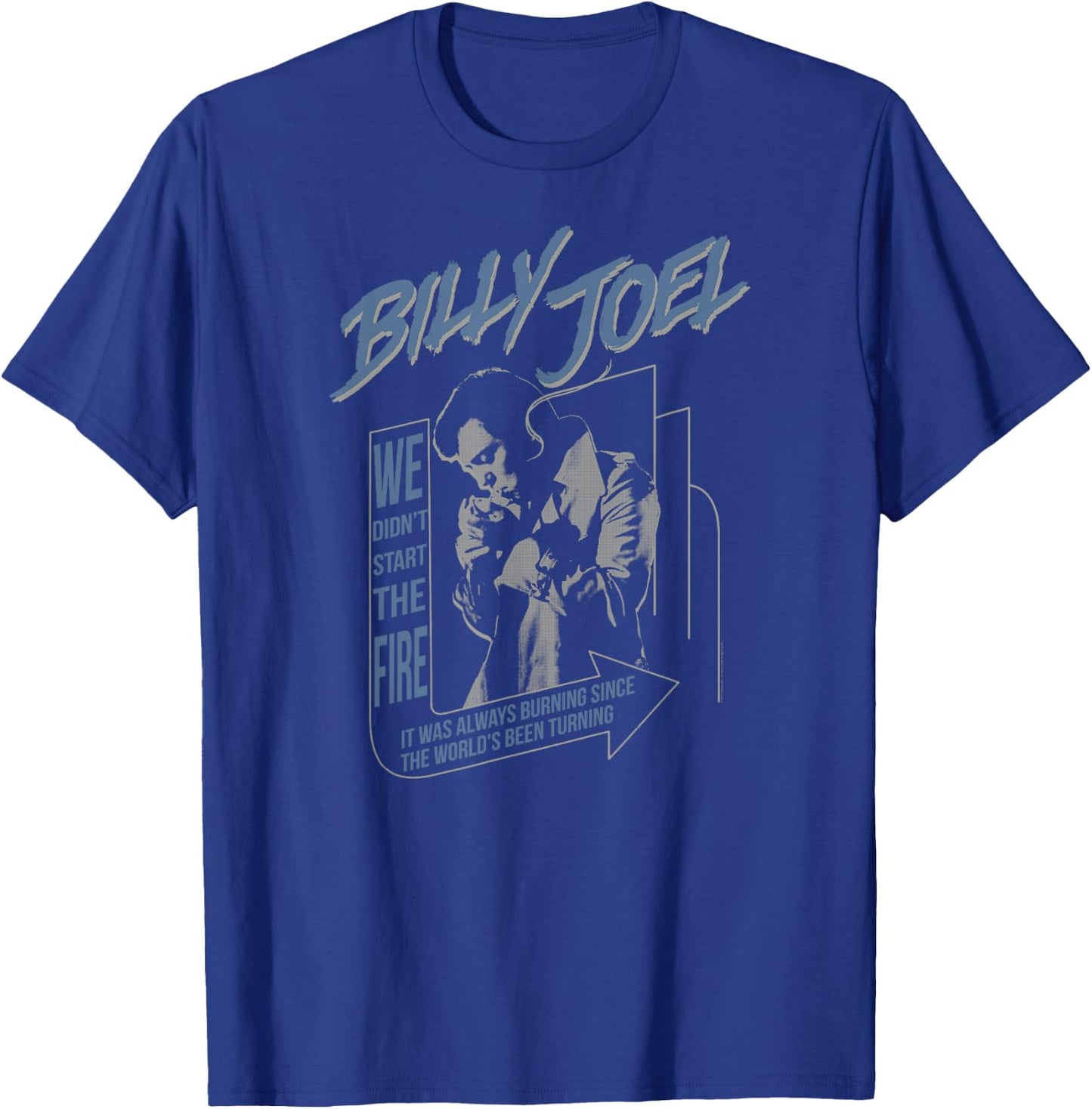 Billy Joel - Always Burning T-Shirt - T-Shirt | Royal