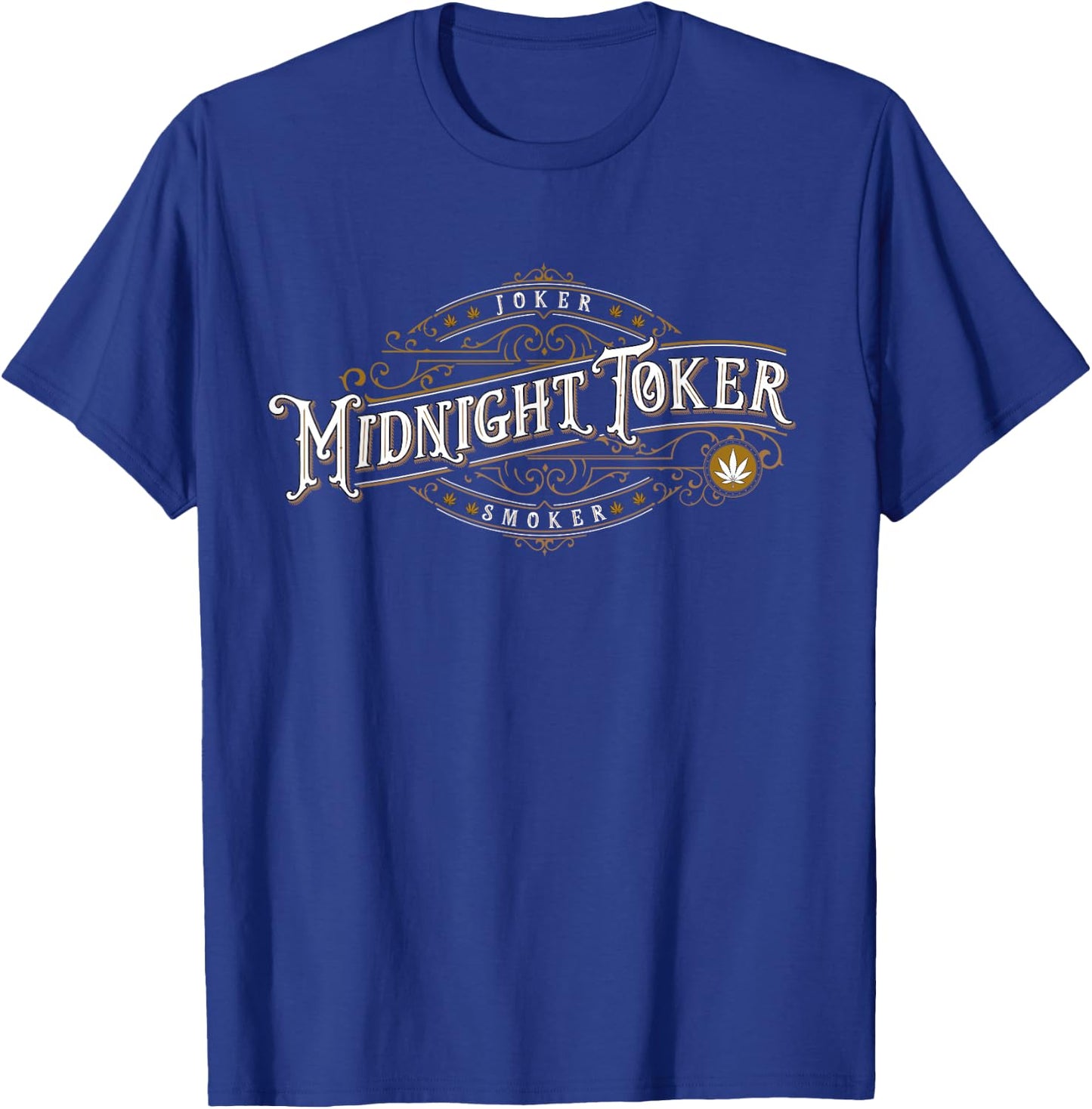 Joker Smoker Midnight Toker Vintage 420 T-Shirt - T-Shirt | Royal