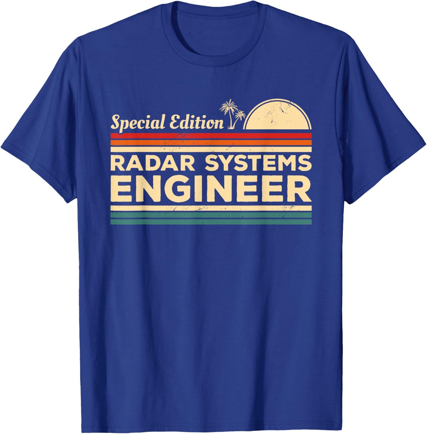 Vintage Radar Systems Engineer T-Shirt - T-Shirt | Royal