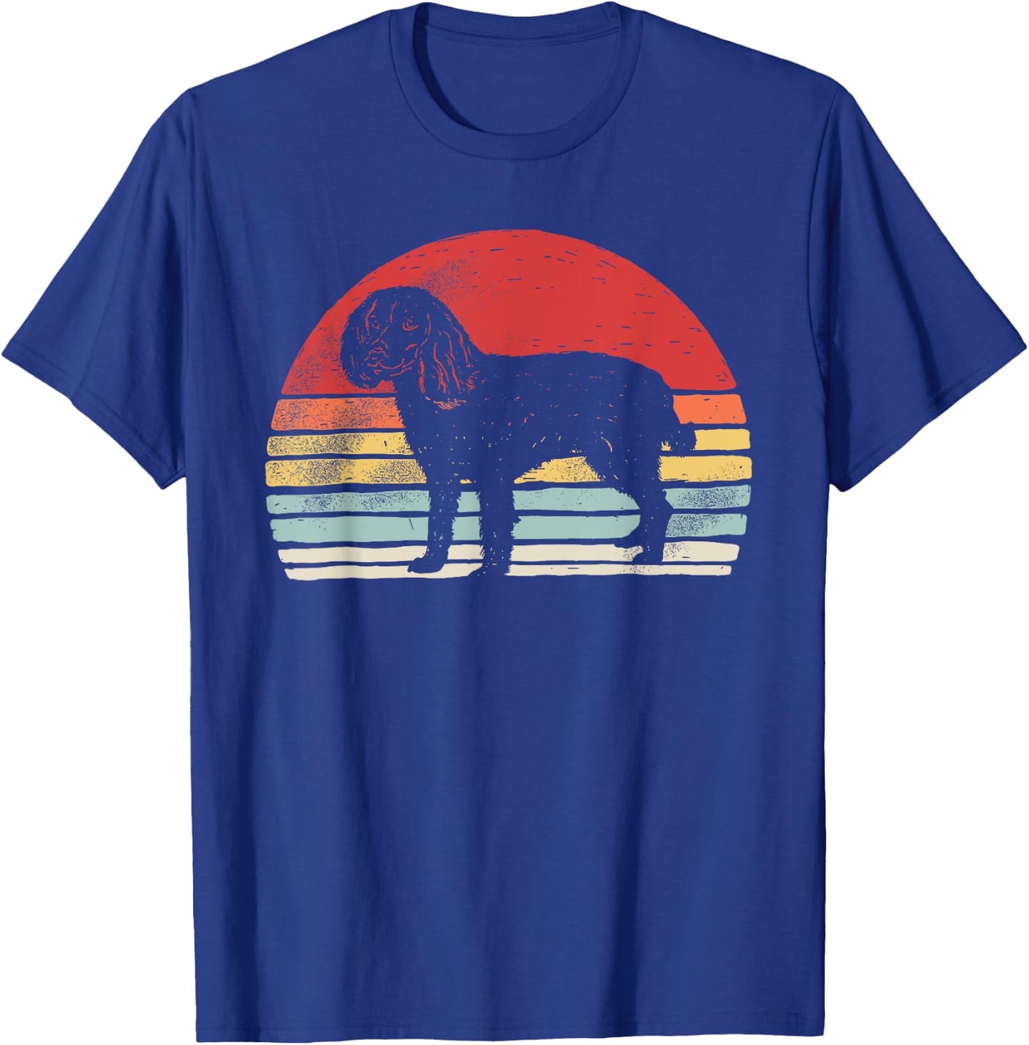 Vintage Retro Boykin Spaniel Dog Breed T-Shirt - T-Shirt | Royal