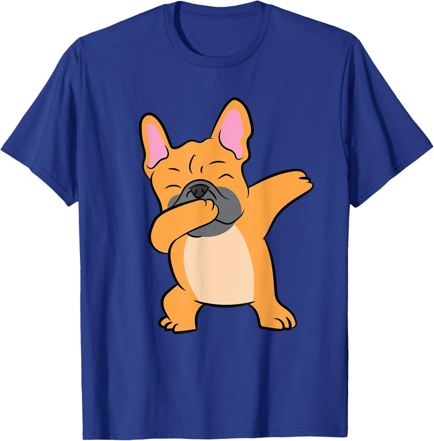 Dabbing French Bulldog Dancing Puppy Dabbing Bulldog Men Women Kids T-Shirt - T-Shirt | Royal