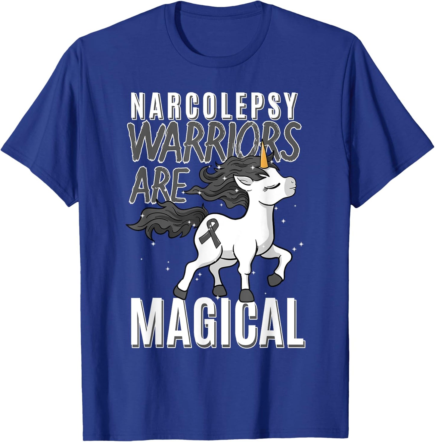 Narcolepsy Warrior Narcoleptic Unicorn Neurological Gift T-Shirt - T-Shirt | Royal