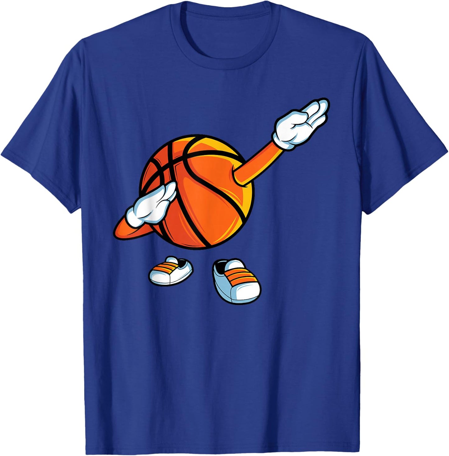 Funny Dabbing Basketball Dancing Ball Game in Shoes for Boys T-Shirt - T-Shirt | Royal
