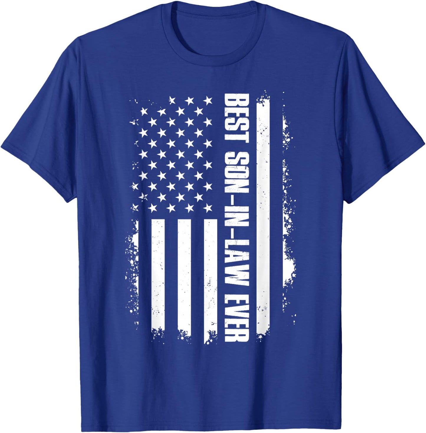 Best Son In Law Ever American Flag Son In Law Vintage T-Shirt - T-Shirt | Royal