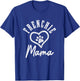 Frenchie Mama Heart Paw French Bulldog Dog Frenchie Mom T-Shirt - T-Shirt | Royal