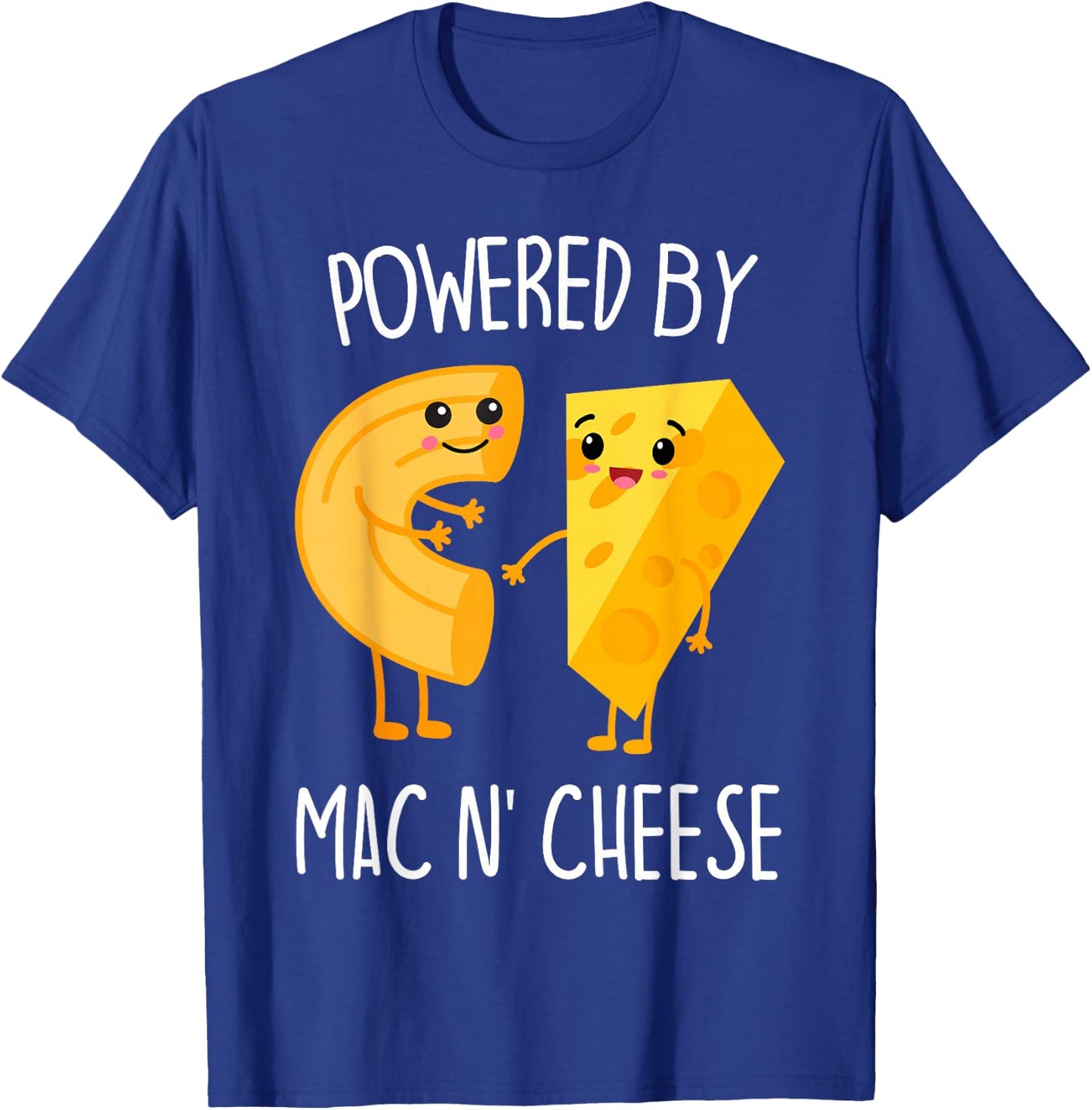 Powered by Mac n Cheese T-Shirt - T-Shirt | Royal