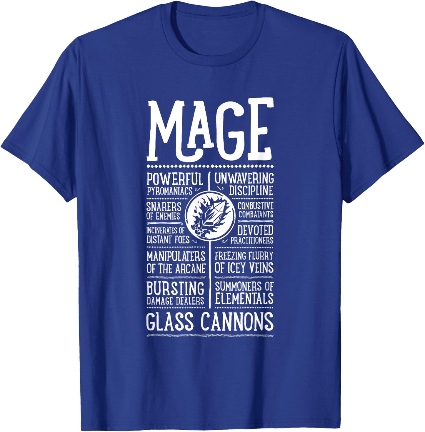 WoW Mage Role Playing Gamer T-Shirt - T-Shirt | Royal