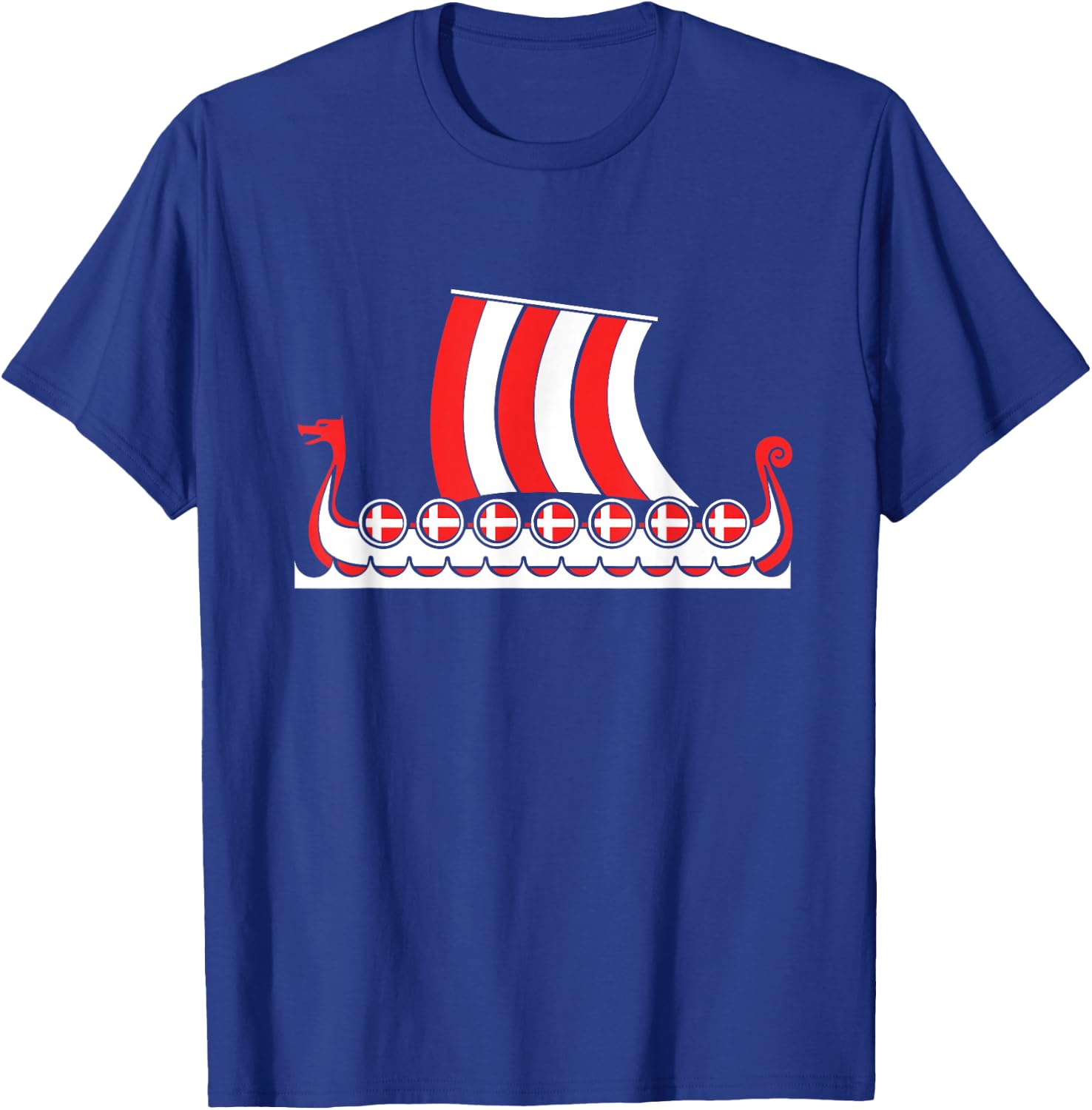 Danish Viking Ship Denmark Scandinavia Viking T-Shirt - T-Shirt | Royal