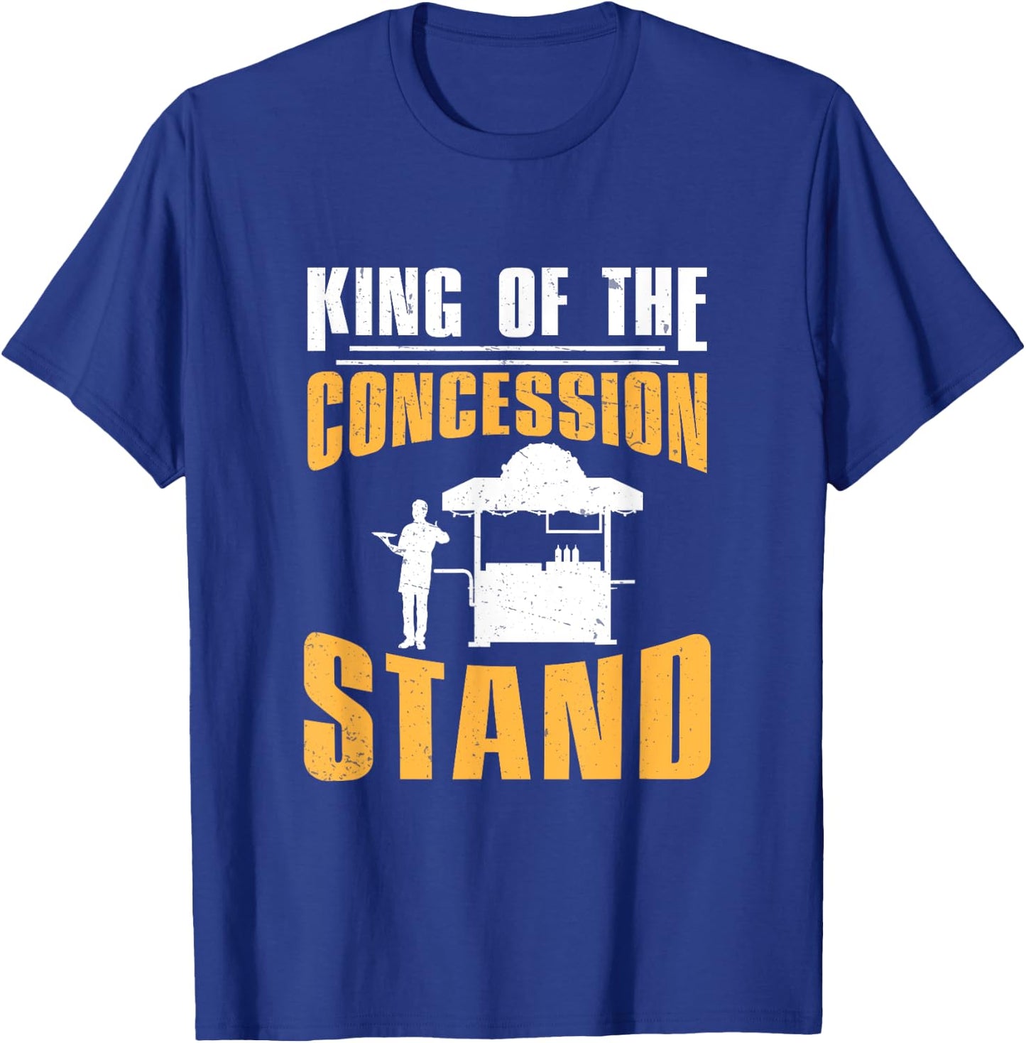 Awesome Concession Stand King For Concessions Stand Workers T-Shirt - T-Shirt | Royal
