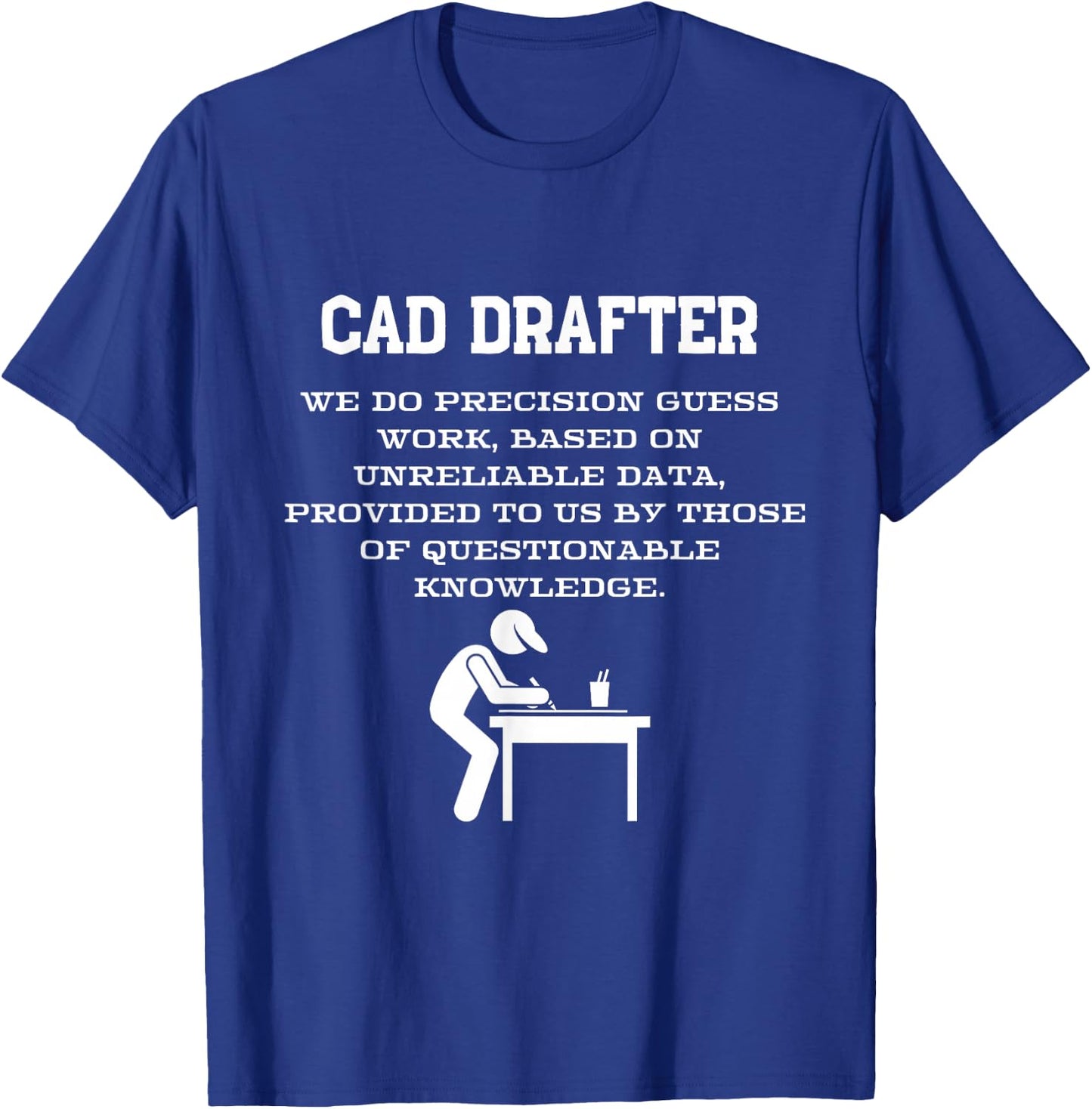 CAD Drafter design T-Shirt - T-Shirt | Royal