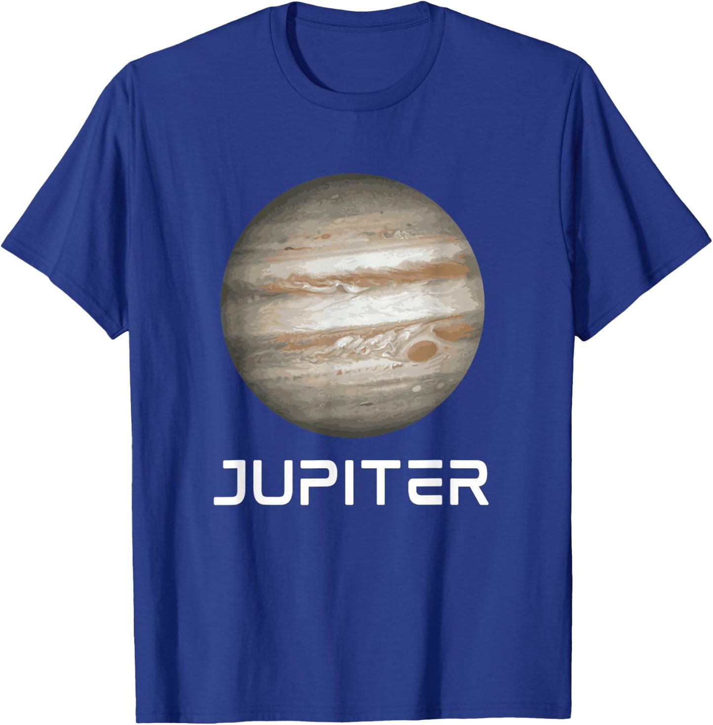Solar System Planet Jupiter Outer Space T-Shirt - T-Shirt | Royal