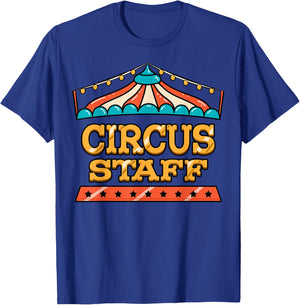 Circus Staff Carnival Tent Crew Clown Show Ringmaster Gift T-Shirt - T-Shirt | Royal