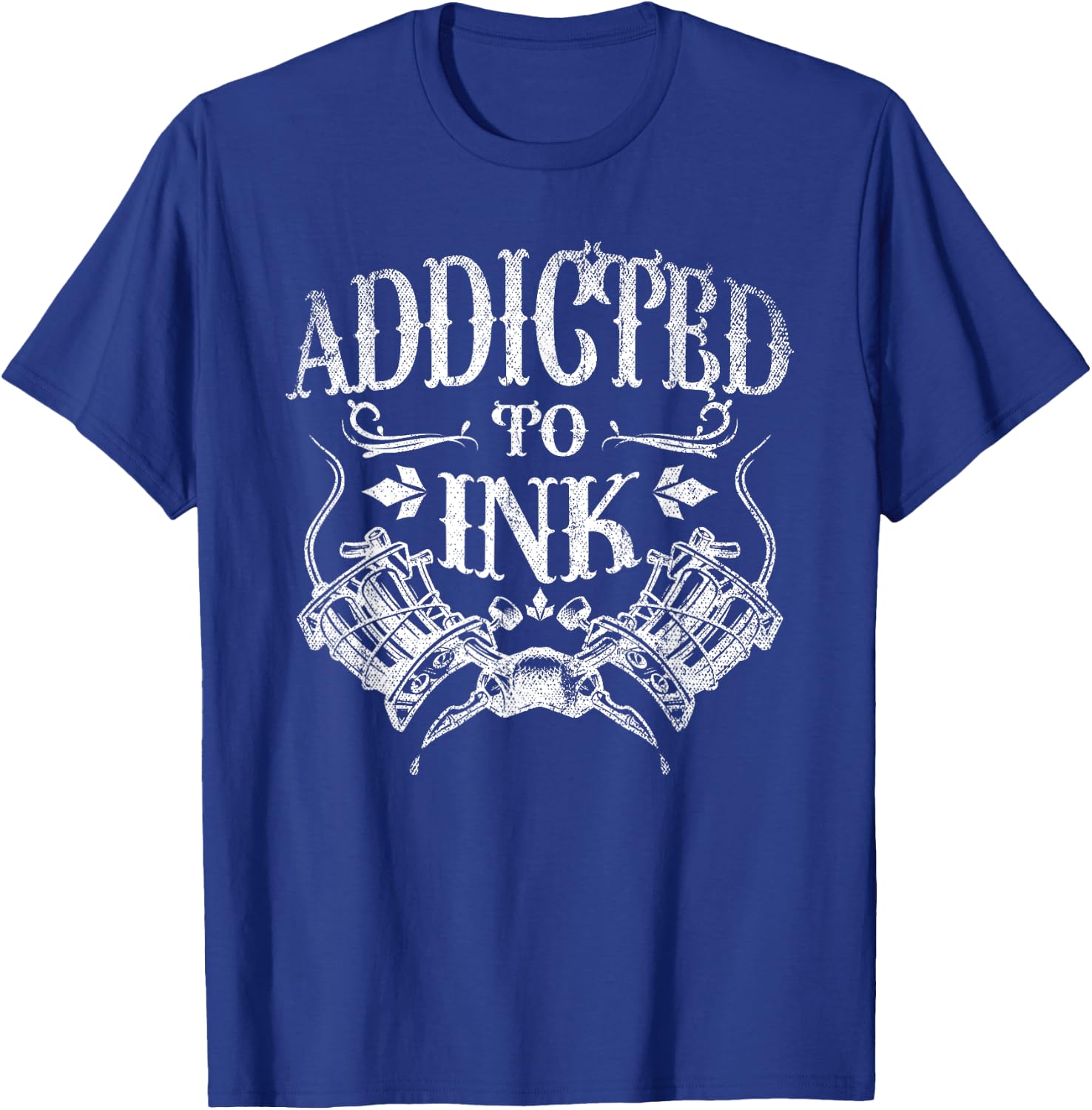 Inked Tattoo Artist Gift Addicted To Ink Tattoo T-Shirt - T-Shirt | Royal