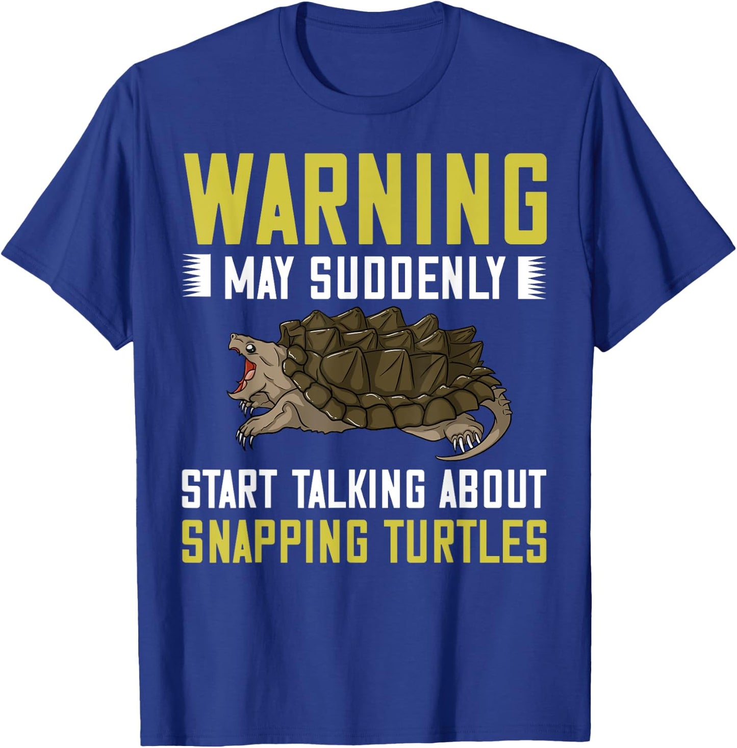 Snapping Turtle Alligator Pet Shell T-Shirt - T-Shirt | Royal