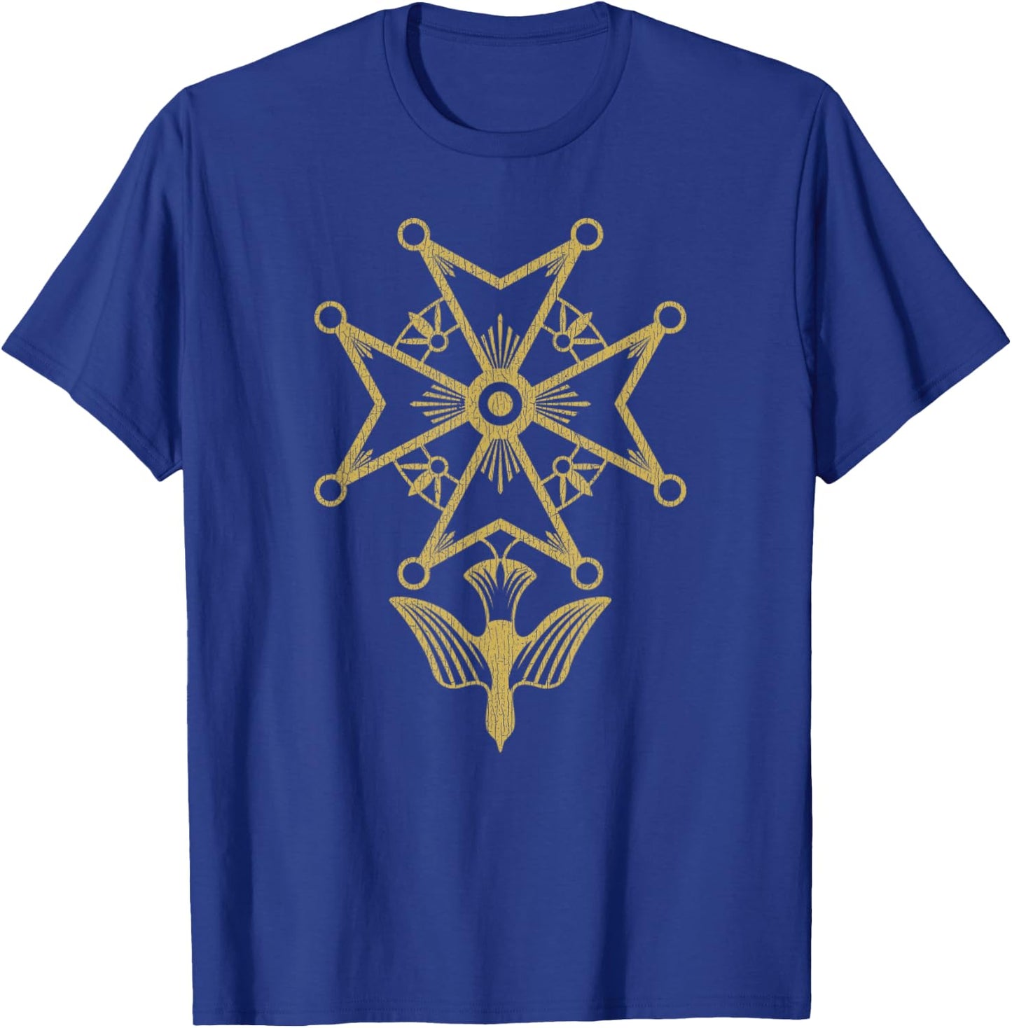 Vintage The Huguenot Cross Is A Christian Religious Symbol T-Shirt - T-Shirt | Royal