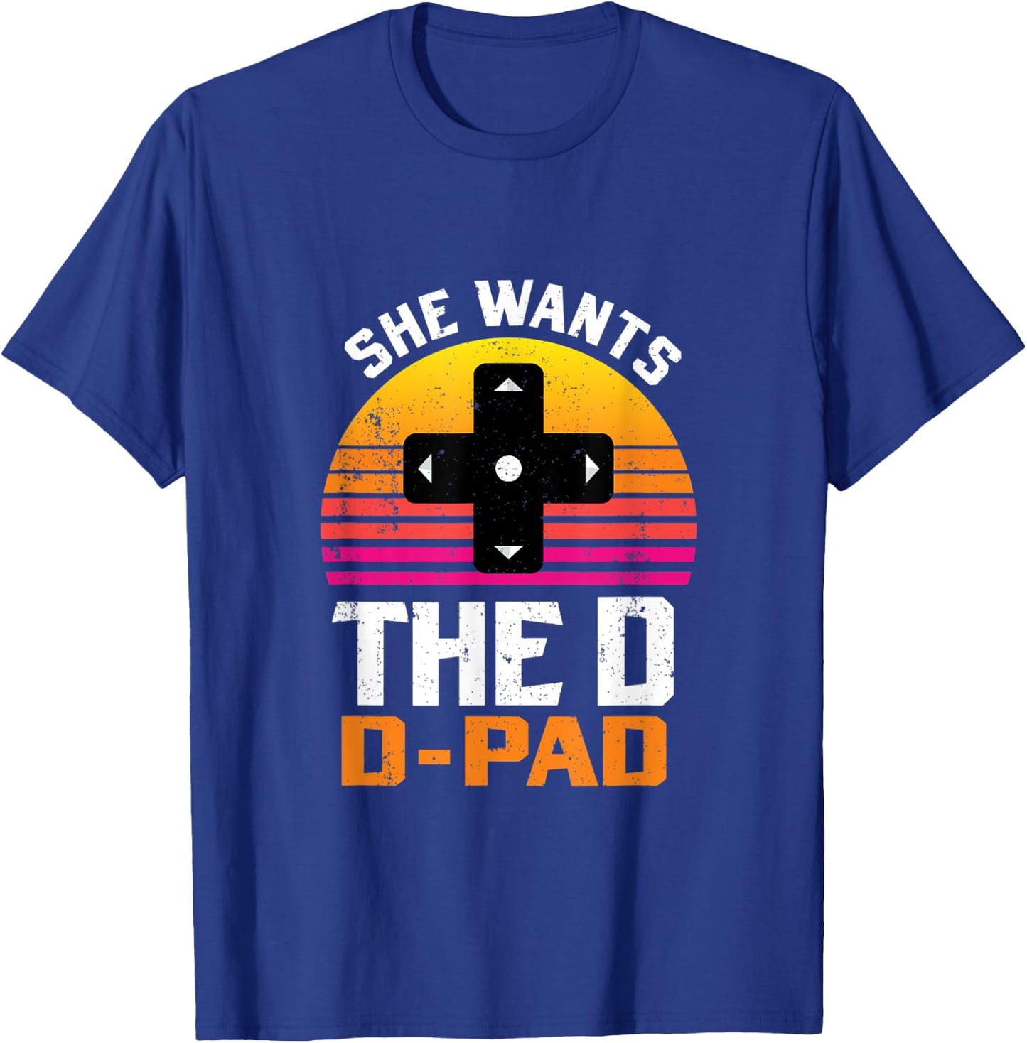 She Wants the D D-Pad 90s Video Game Console T-Shirt - T-Shirt | Royal