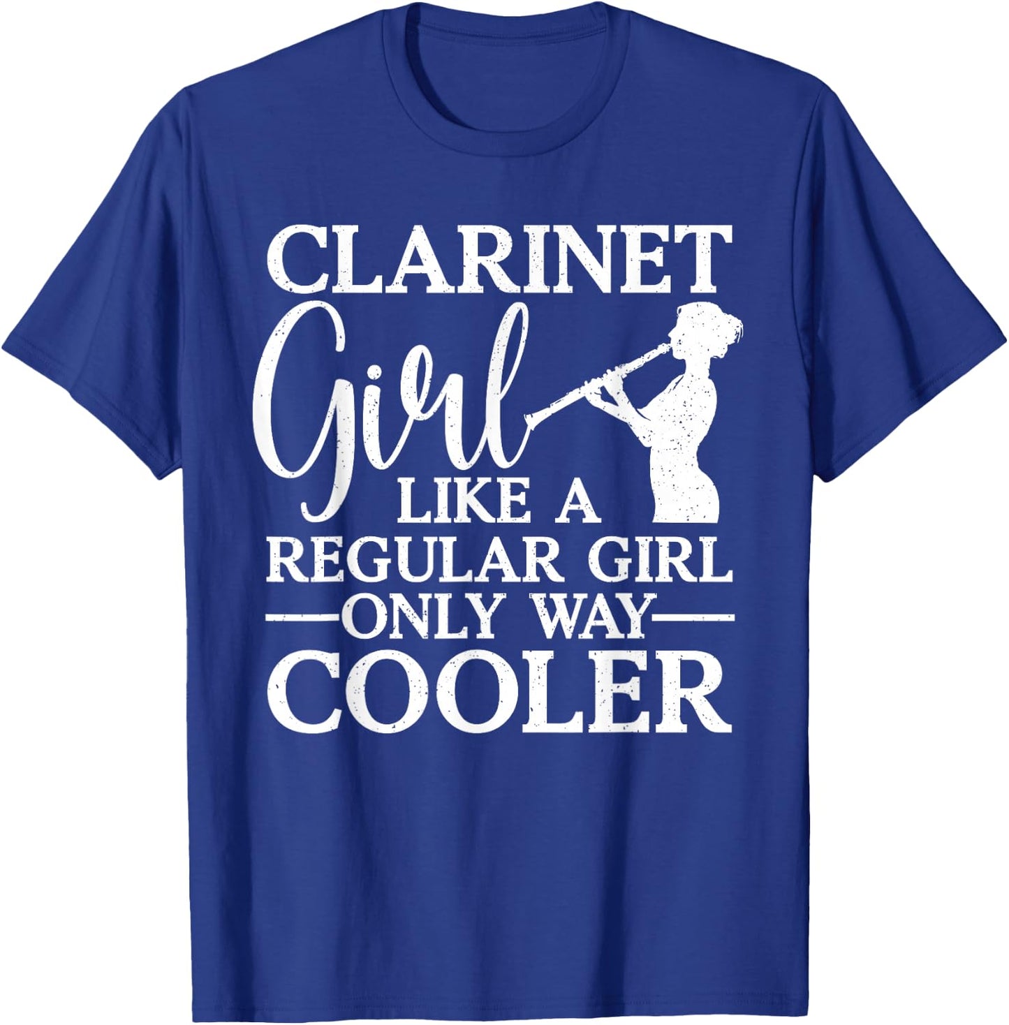 Funny Clarinet Art Teen Girls Music Clarinet Lover T-Shirt - T-Shirt | Royal