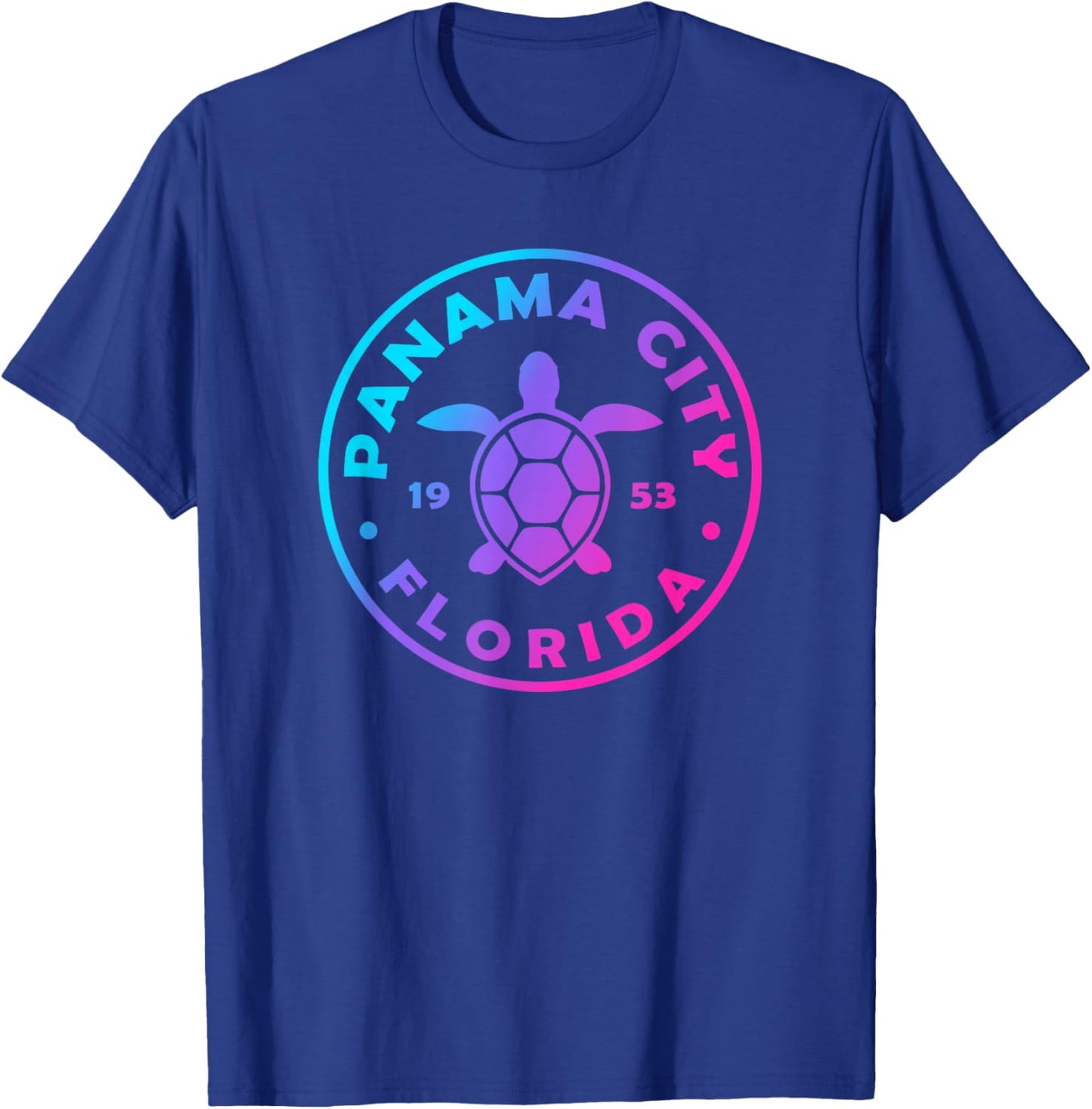 Panama City Florida Sea Turtle Tie Dye Beach Vacation Kids T-Shirt - T-Shirt | Royal