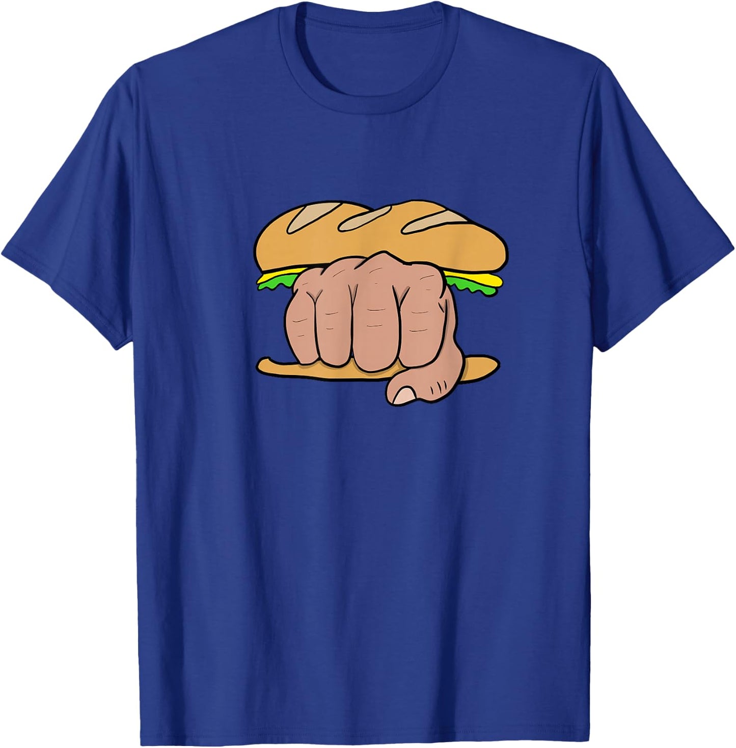 Knuckle Sandwich Funny Gift Chef Fighter T-Shirt - T-Shirt | Royal