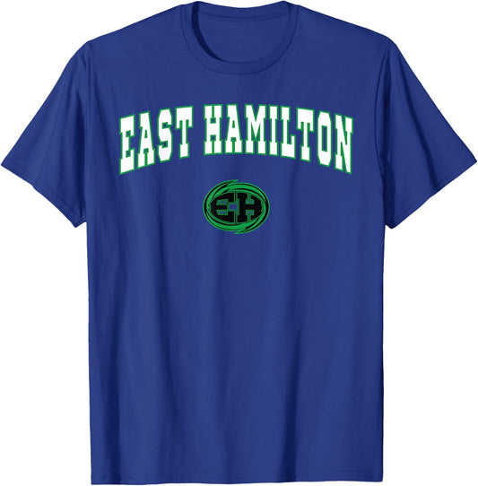 East Hamilton High School Hurricanes T-Shirt - T-Shirt | Royal